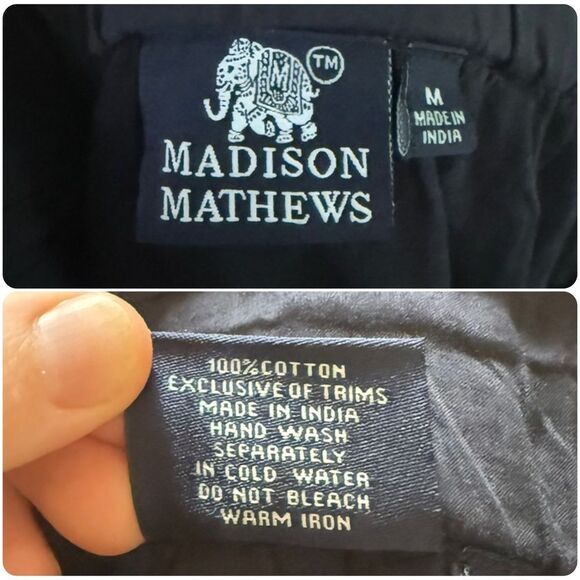 Madison Mathews Savannah Mini Dress in Black - Picture 5 of 7